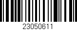 Código de barras (EAN, GTIN, SKU, ISBN): '23050611'
