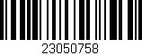 Código de barras (EAN, GTIN, SKU, ISBN): '23050758'