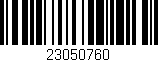 Código de barras (EAN, GTIN, SKU, ISBN): '23050760'