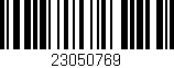 Código de barras (EAN, GTIN, SKU, ISBN): '23050769'