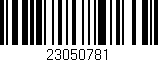 Código de barras (EAN, GTIN, SKU, ISBN): '23050781'