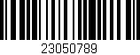 Código de barras (EAN, GTIN, SKU, ISBN): '23050789'