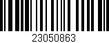Código de barras (EAN, GTIN, SKU, ISBN): '23050863'