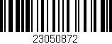 Código de barras (EAN, GTIN, SKU, ISBN): '23050872'