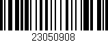 Código de barras (EAN, GTIN, SKU, ISBN): '23050908'