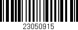 Código de barras (EAN, GTIN, SKU, ISBN): '23050915'
