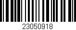 Código de barras (EAN, GTIN, SKU, ISBN): '23050918'