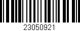Código de barras (EAN, GTIN, SKU, ISBN): '23050921'