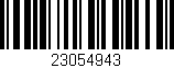 Código de barras (EAN, GTIN, SKU, ISBN): '23054943'
