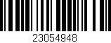 Código de barras (EAN, GTIN, SKU, ISBN): '23054948'