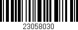 Código de barras (EAN, GTIN, SKU, ISBN): '23058030'