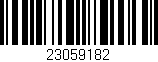 Código de barras (EAN, GTIN, SKU, ISBN): '23059182'