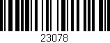 Código de barras (EAN, GTIN, SKU, ISBN): '23078'