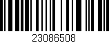 Código de barras (EAN, GTIN, SKU, ISBN): '23086508'