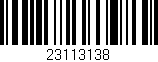 Código de barras (EAN, GTIN, SKU, ISBN): '23113138'