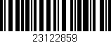 Código de barras (EAN, GTIN, SKU, ISBN): '23122859'