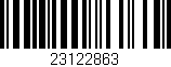 Código de barras (EAN, GTIN, SKU, ISBN): '23122863'