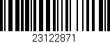 Código de barras (EAN, GTIN, SKU, ISBN): '23122871'
