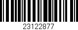 Código de barras (EAN, GTIN, SKU, ISBN): '23122877'