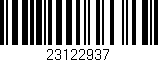 Código de barras (EAN, GTIN, SKU, ISBN): '23122937'
