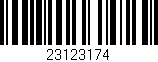 Código de barras (EAN, GTIN, SKU, ISBN): '23123174'