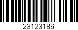 Código de barras (EAN, GTIN, SKU, ISBN): '23123186'
