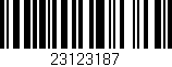 Código de barras (EAN, GTIN, SKU, ISBN): '23123187'