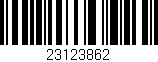 Código de barras (EAN, GTIN, SKU, ISBN): '23123862'