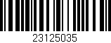 Código de barras (EAN, GTIN, SKU, ISBN): '23125035'