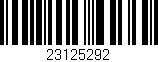 Código de barras (EAN, GTIN, SKU, ISBN): '23125292'
