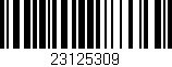 Código de barras (EAN, GTIN, SKU, ISBN): '23125309'