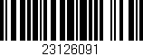 Código de barras (EAN, GTIN, SKU, ISBN): '23126091'