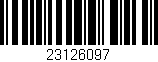 Código de barras (EAN, GTIN, SKU, ISBN): '23126097'