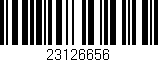 Código de barras (EAN, GTIN, SKU, ISBN): '23126656'