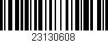 Código de barras (EAN, GTIN, SKU, ISBN): '23130608'