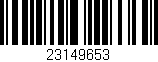 Código de barras (EAN, GTIN, SKU, ISBN): '23149653'