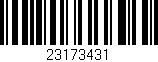 Código de barras (EAN, GTIN, SKU, ISBN): '23173431'