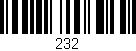 Código de barras (EAN, GTIN, SKU, ISBN): '232'