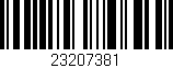 Código de barras (EAN, GTIN, SKU, ISBN): '23207381'