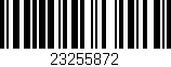 Código de barras (EAN, GTIN, SKU, ISBN): '23255872'
