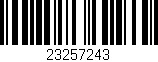 Código de barras (EAN, GTIN, SKU, ISBN): '23257243'