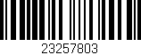 Código de barras (EAN, GTIN, SKU, ISBN): '23257803'