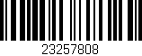 Código de barras (EAN, GTIN, SKU, ISBN): '23257808'