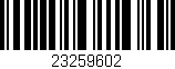 Código de barras (EAN, GTIN, SKU, ISBN): '23259602'