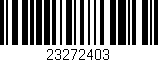 Código de barras (EAN, GTIN, SKU, ISBN): '23272403'