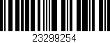 Código de barras (EAN, GTIN, SKU, ISBN): '23299254'