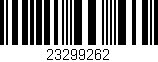 Código de barras (EAN, GTIN, SKU, ISBN): '23299262'