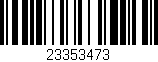 Código de barras (EAN, GTIN, SKU, ISBN): '23353473'