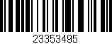 Código de barras (EAN, GTIN, SKU, ISBN): '23353495'