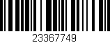 Código de barras (EAN, GTIN, SKU, ISBN): '23367749'